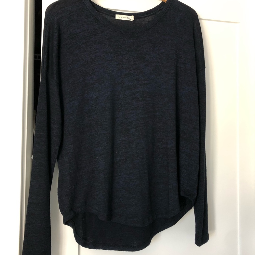 Rag & Bone navy long sleeve medium